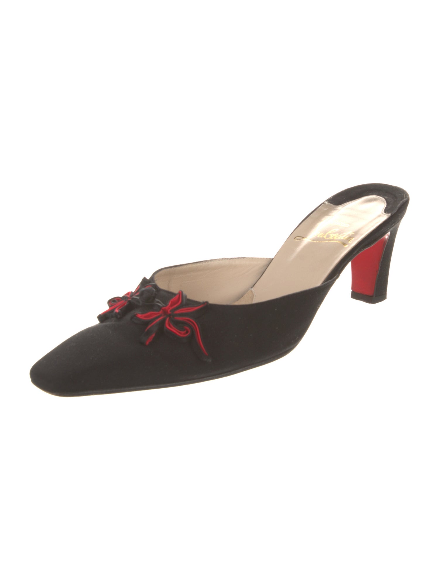 Christian Louboutin Bow Accents Mules